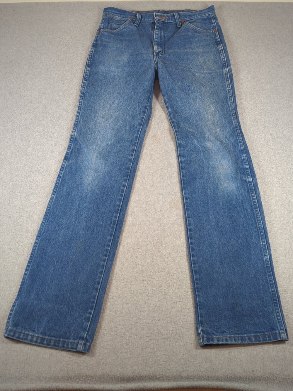 Wrangler Jeans Men's 32x34 (Actual 31x33) Blue Cowboy Cut Slim Straight 936 DNI